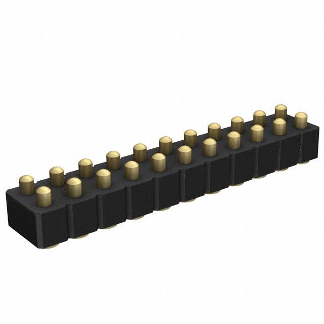 813-22-022-30-001101 CONN SPRING PISTON 22POS SMD