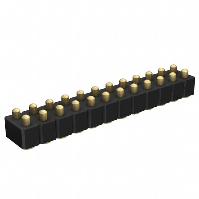 813-22-024-30-001101 CONN SPRING PISTON 24POS SMD
