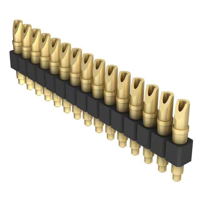 824-22-015-00-001000 CONN SPRING PISTON 15POS SLD PCB