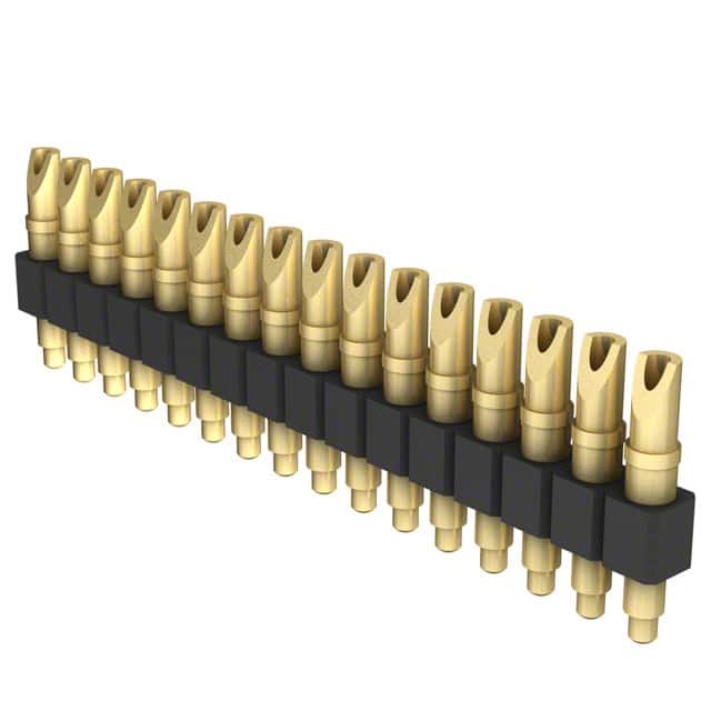 824-22-016-00-001000 CONN SPRING PISTON 16POS SLD PCB