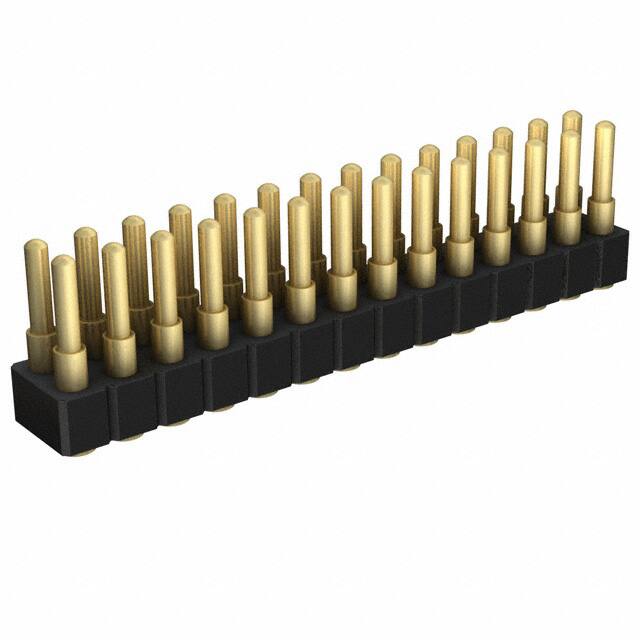 814-22-028-30-001101 CONN SPRING PISTON 28POS SMD