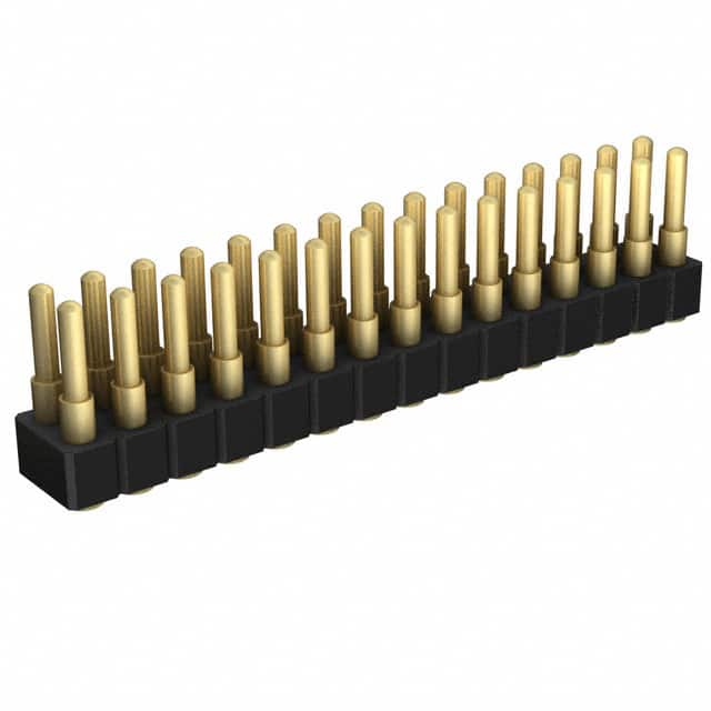 814-22-030-30-001101 CONN SPRING PISTON 30POS SMD
