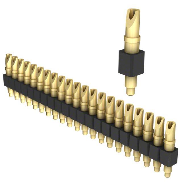 824-22-021-00-001000 CONN SPRING PISTON 21POS SLD PCB