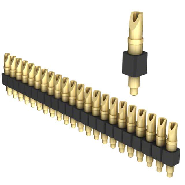 824-22-022-00-001000 CONN SPRING PISTON 22POS SLD PCB
