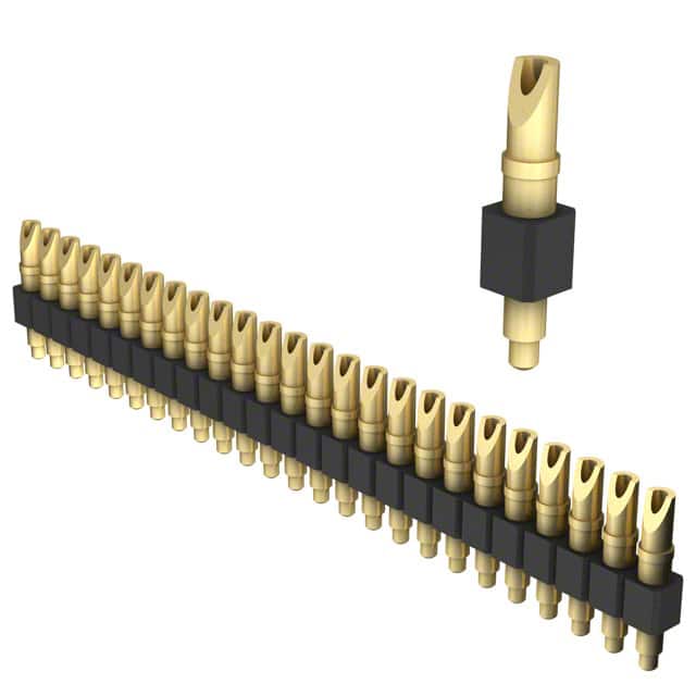 824-22-025-00-001000 CONN SPRING PISTON 25POS SLD PCB