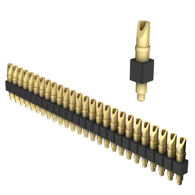 824-22-026-00-001000 CONN SPRING PISTON 26POS SLD PCB