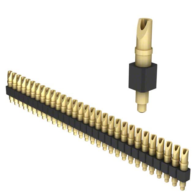824-22-030-00-001000 CONN SPRING PISTON 30POS SLD PCB