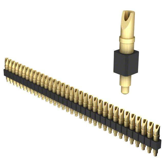 824-22-034-00-001000 CONN SPRING PISTON 34POS SLD PCB