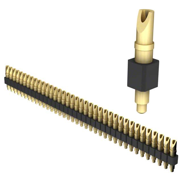 824-22-037-00-001000 CONN SPRING PISTON 37POS SLD PCB