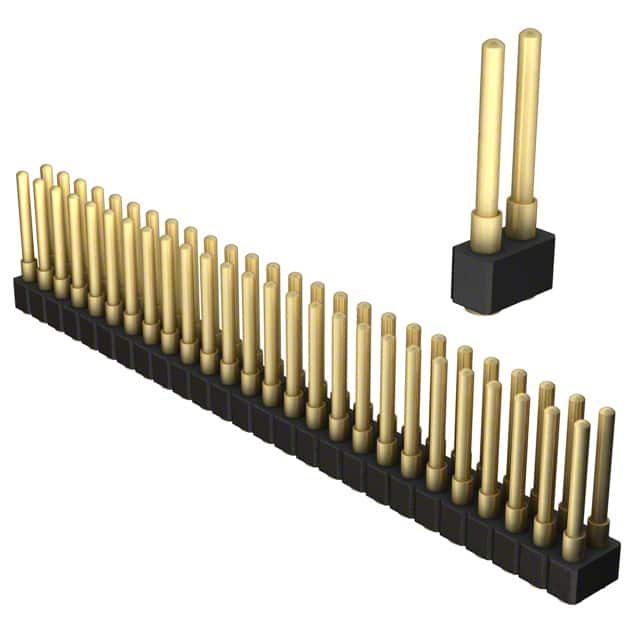 814-22-052-30-009101 CONN SPRING PISTON 52POS SMD