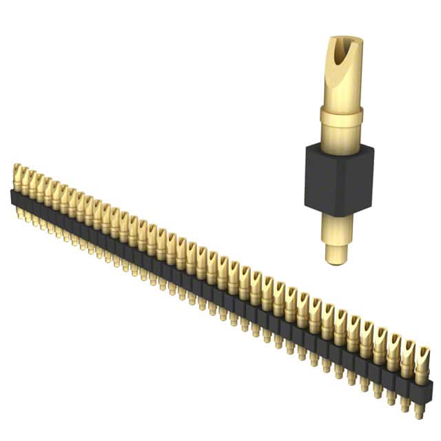 824-22-040-00-001000 CONN SPRING PISTON 40POS SLD PCB