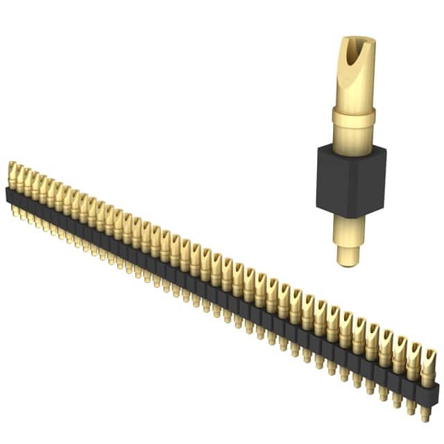 824-22-041-00-001000 CONN SPRING PISTON 41POS SLD PCB