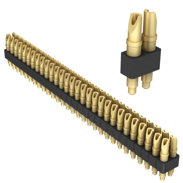 826-22-058-00-001000 CONN SPRING PISTON 58POS SLD PCB