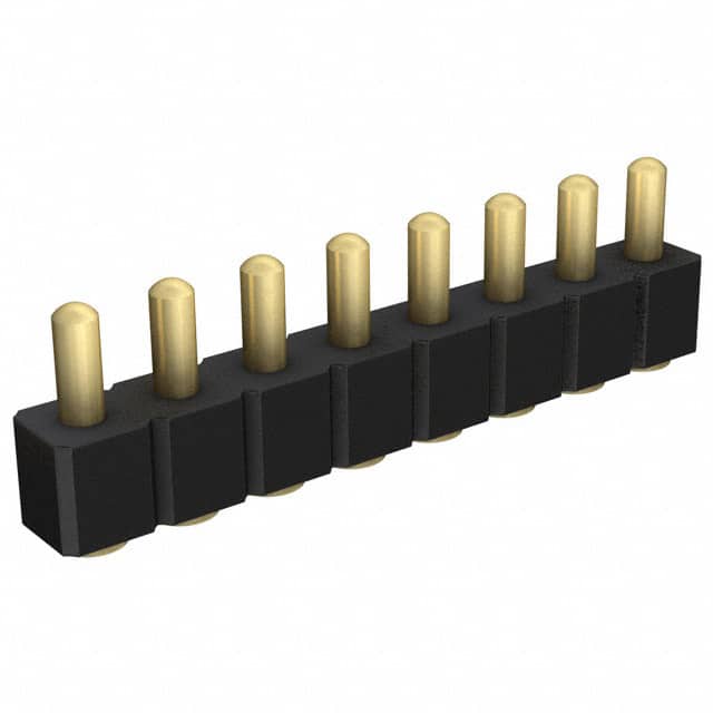 811-22-008-30-004101 CONN SPRING PISTON 8POS SMD