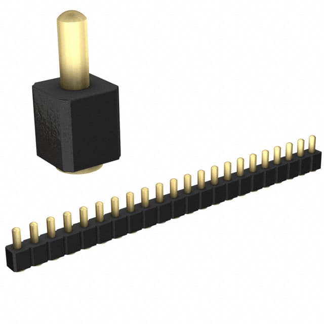 811-22-022-30-004101 CONN SPRING PISTON 22POS SMD