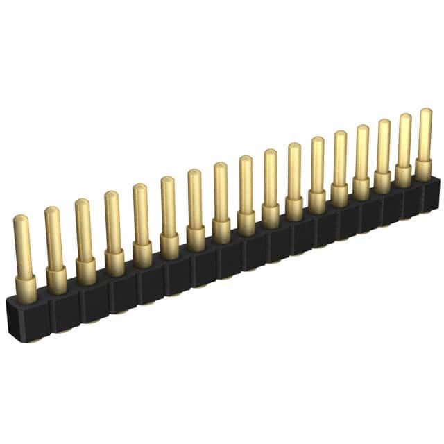 812-22-017-30-007101 CONN SPRING PISTON 17POS SMD
