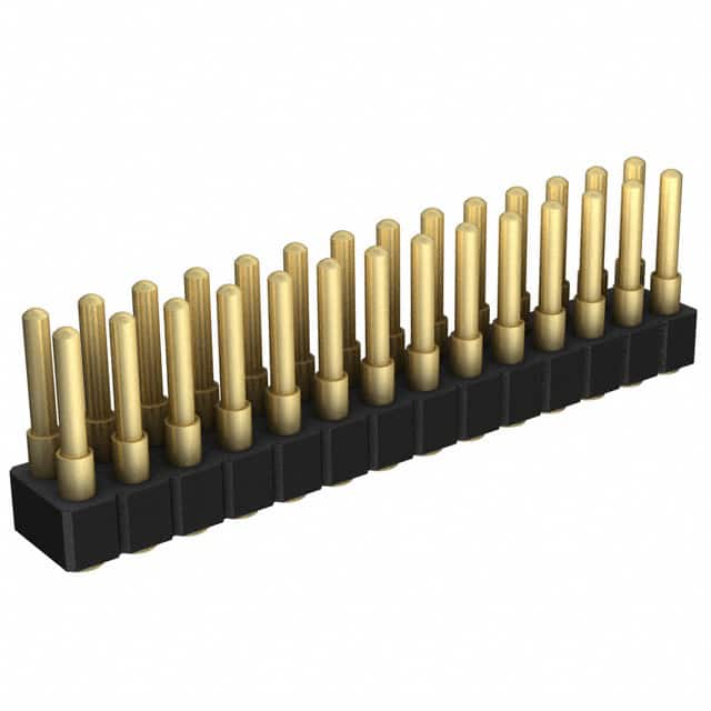 814-22-028-30-003101 CONN SPRING PISTON 28POS SMD