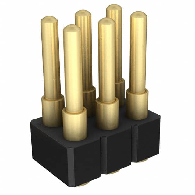 814-22-006-30-003101 CONN SPRING PISTON 6POS SMD