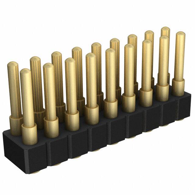 814-22-018-30-004101 CONN SPRING PISTON 18POS SMD