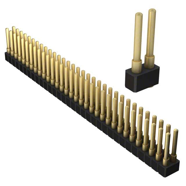 814-22-064-30-007101 CONN SPRING PISTON 64POS SMD