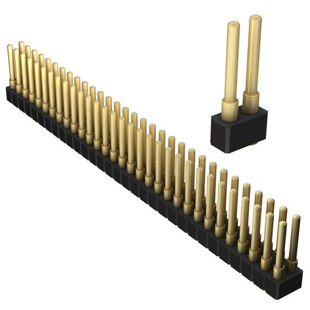 814-22-062-30-007101 CONN SPRING PISTON 62POS SMD