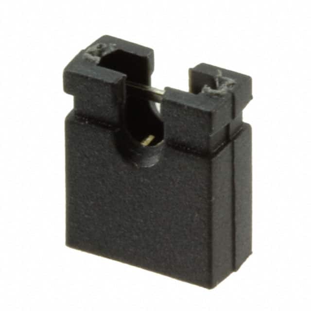 M7582-05 JUMPER SKT OPEN TOP BLACK