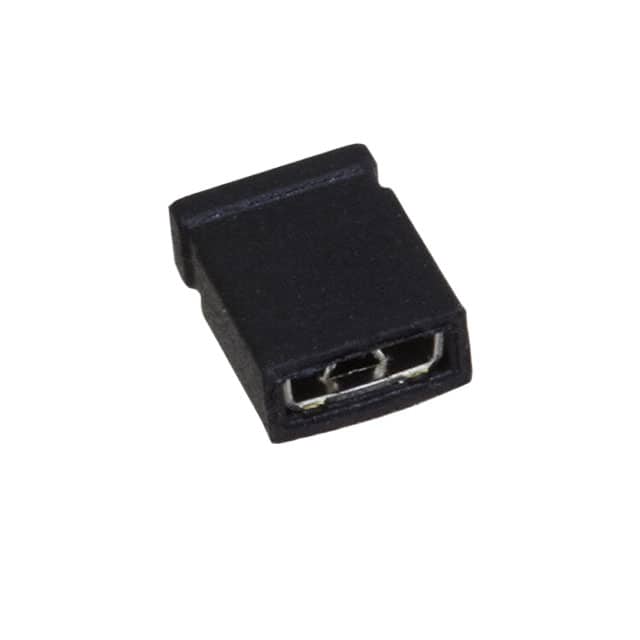 SX1100-A CONN SHUNT BLACK CLOSED TOP
