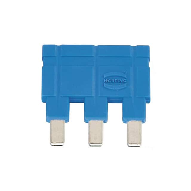 09330009842 JUMPER ACROSS 1X3 BLUE 16A