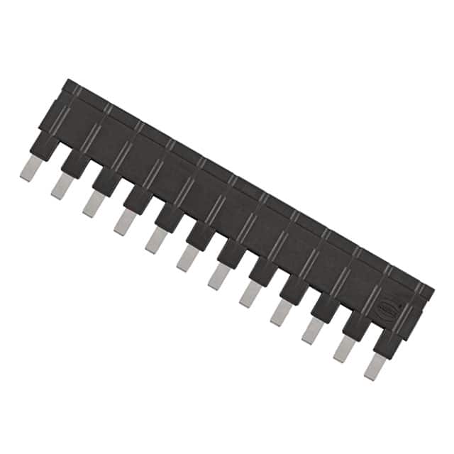 09330009862 JUMPER ACROSS 1X12 BLACK 16A