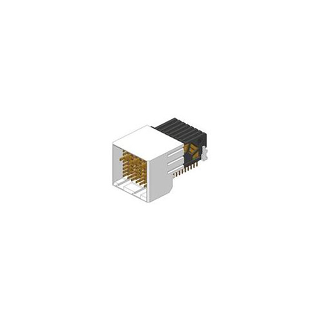 10045267-101LF High speed header connector with 72 positions, 9 rows, 8 columns, 2.00mm pitch. Board edge through hole right angle mount with press-fit termination.