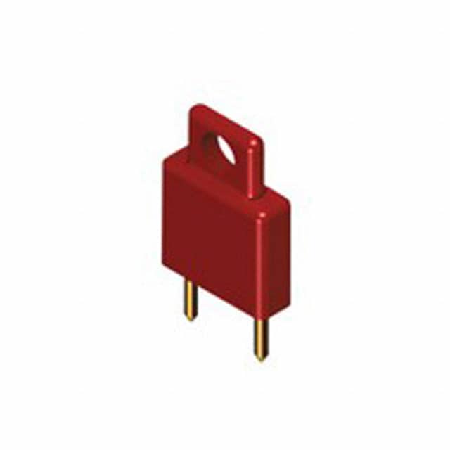 1463R PLUG SHORTING INSULATED RED