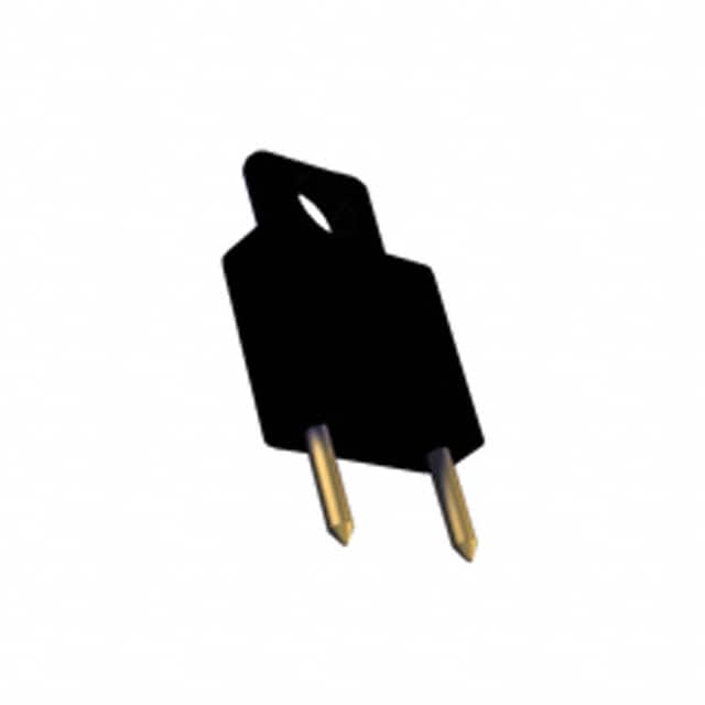 1463B PLUG SHORTING INSULATED BLACK