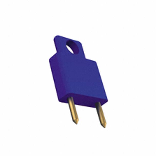 1463L PLUG SHORTING INSULATED BLUE
