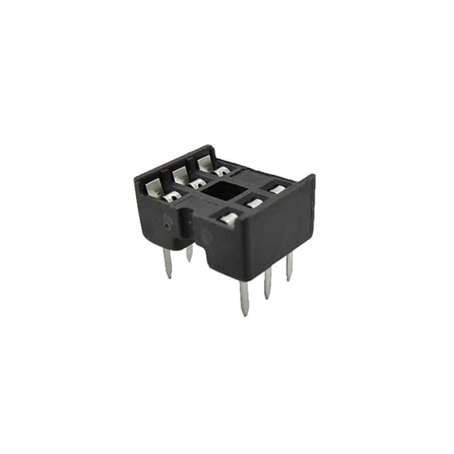 ICS-306-T IC SOCKET, DIP, 6P 2.54MM PITCH