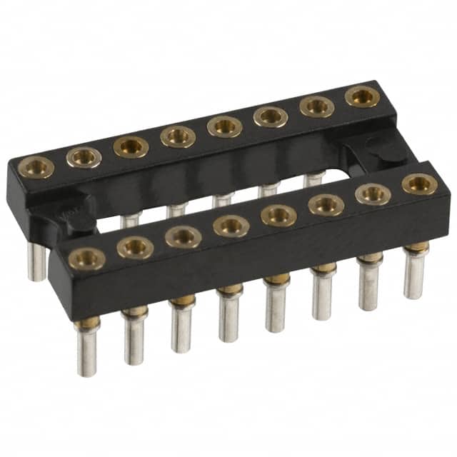614-43-316-31-012000 CONN IC DIP SOCKET 16POS GOLD