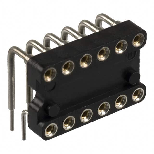 299-43-312-11-001000 CONN IC DIP SOCKET 12POS GOLD