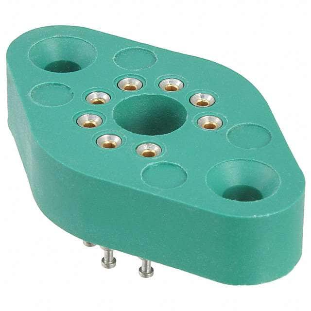 0804MC CONN TRANSIST TO-3 8POS GOLD