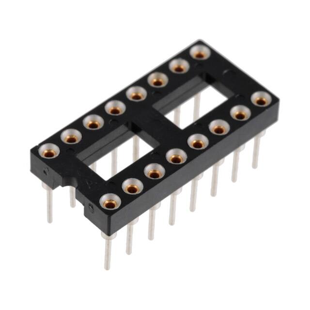 ICA-316-ZAGT CONN IC DIP SOCKET 16POS GOLD