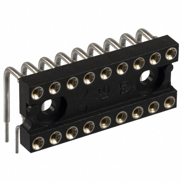 299-43-318-11-001000 CONN IC DIP SOCKET 18POS GOLD