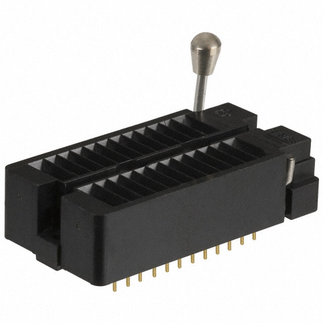 24-6554-11 CONN IC DIP SOCKET ZIF 24POS GLD