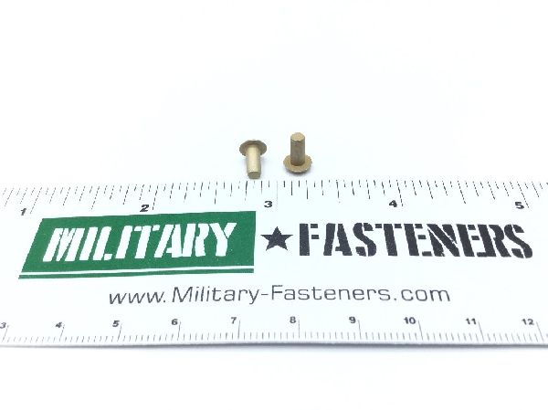 MS20470AD4-4-5 The MS20470AD4-4.5 is a military standard solid rivet manufactured from Aluminum Alloy 2117. It features a universal head style and a straight shank.