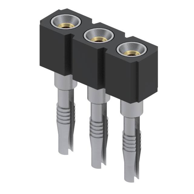 346-93-103-41-013000 CONN SOCKET SIP 3POS GOLD