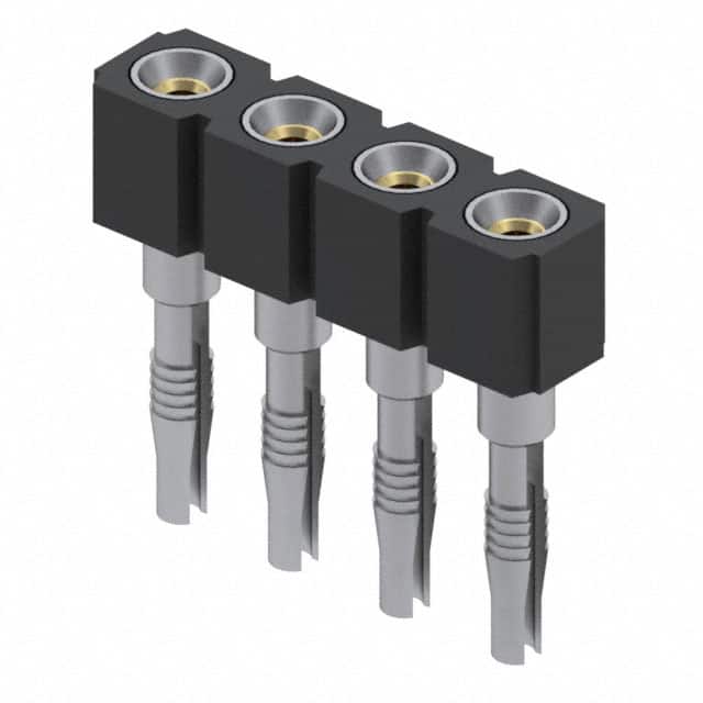 346-93-104-41-013000 CONN SOCKET SIP 4POS GOLD