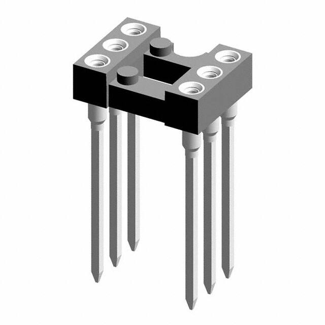 123-87-306-41-001101 CONN IC DIP SOCKET 6POS GOLD