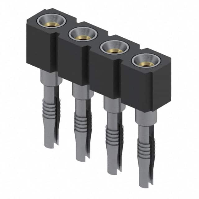 346-43-104-41-013000 CONN SOCKET SIP 4POS GOLD