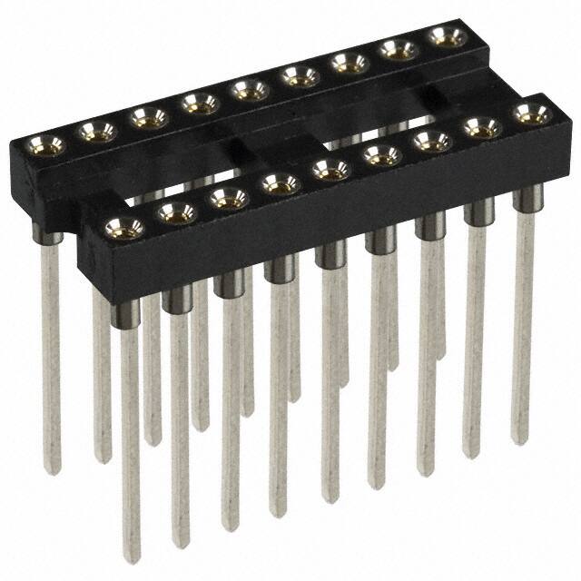 AR18-HZW/T CONN IC DIP SOCKET 18POS GOLD