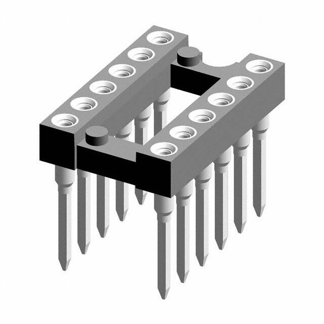 121-83-312-41-001101 CONN IC DIP SOCKET 12POS GOLD