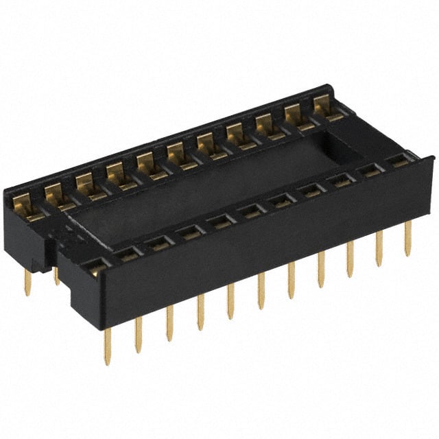A22-LCG CONN IC DIP SOCKET 22POS GOLD