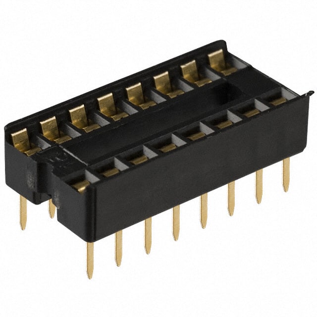 A16-LCG-T-R CONN IC DIP SOCKET 16POS GOLD