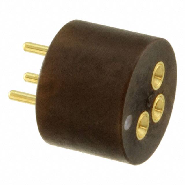 8060-1G13 CONN TRANSIST TO-5 3POS GOLD